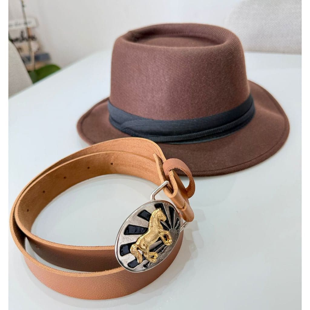 Krica Kids - Kit Chapéu E Cinto Infantil Menino Cowboy Cavalo