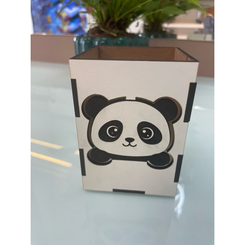 Porta caneta Panda MDF