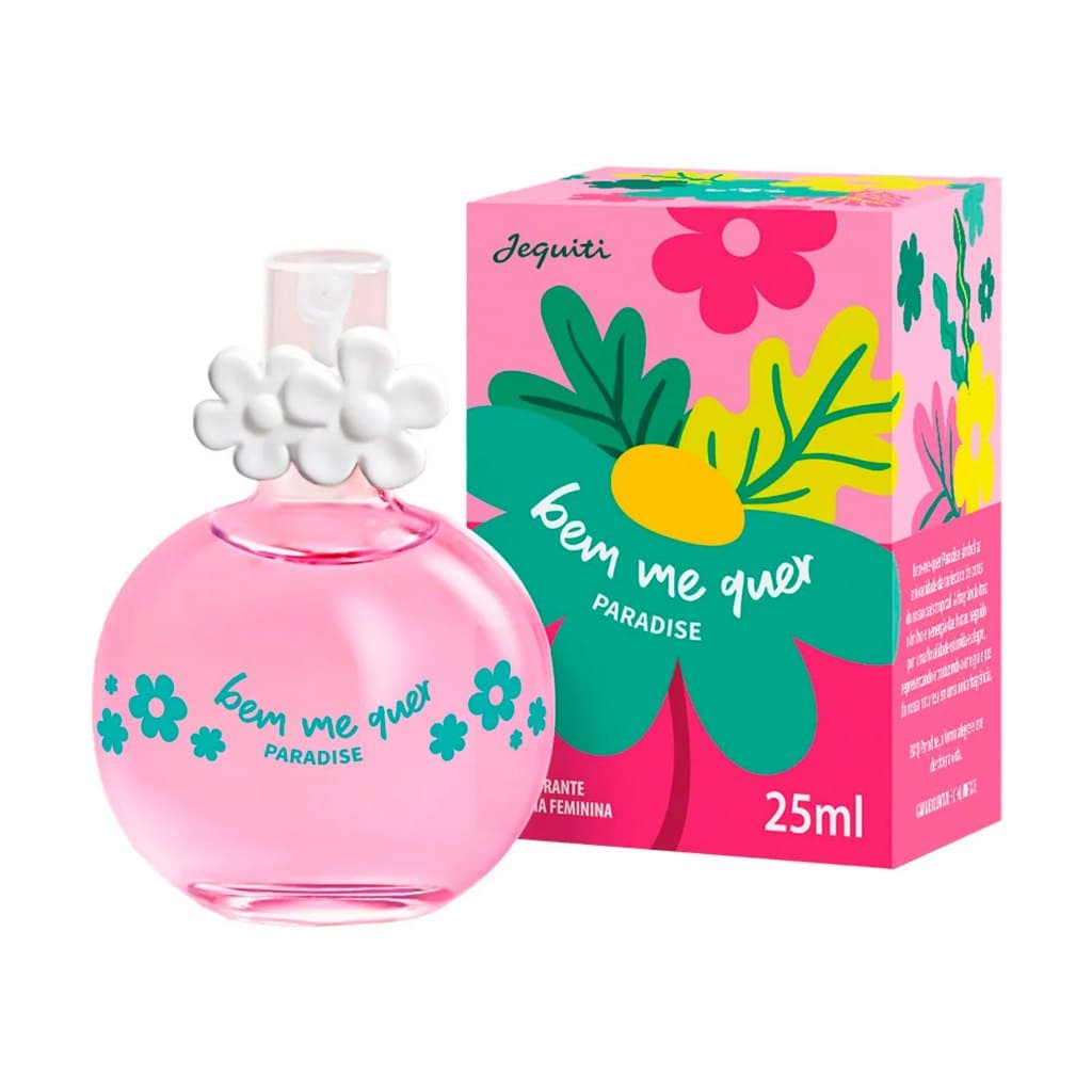 Colônia Feminina Bem Me Quer Paradise 25ml – Jequiti