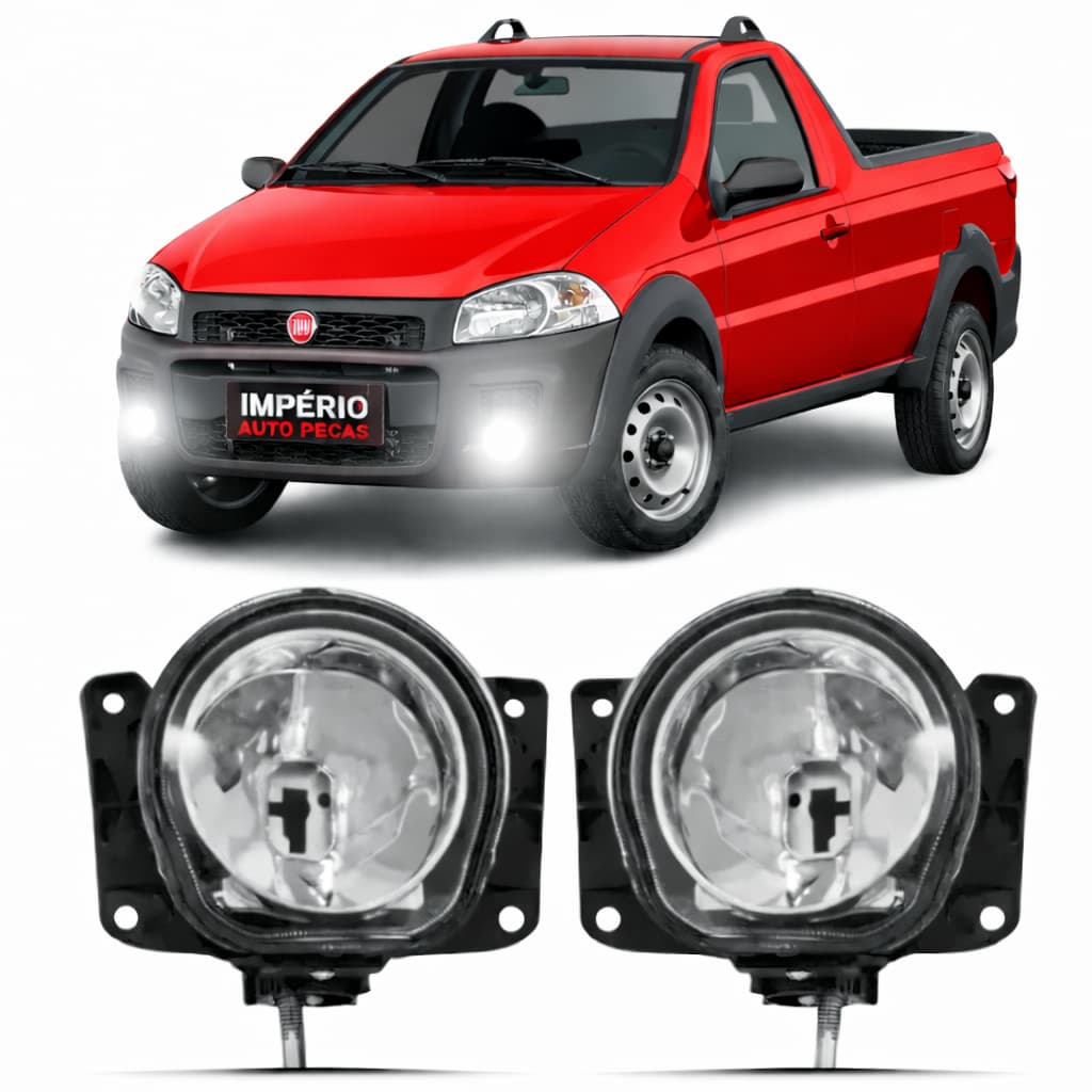 Par Farol Milha Fiat Strada Working 2014 2015 2016 2017 2018 2019