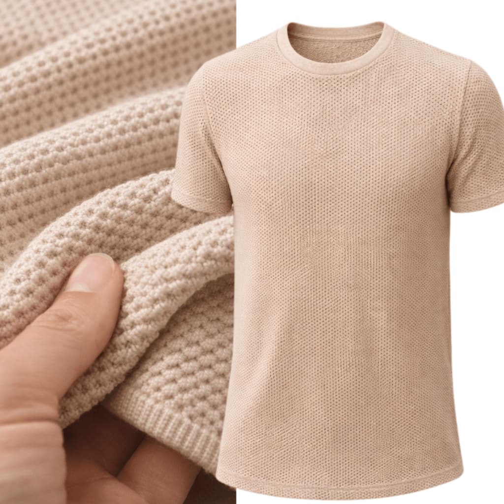 Camiseta Masculina Poliamida Texturizada Premium Tecido Tecnológico Anti Odor Não Amarrota Toque Gelado Linha Premium