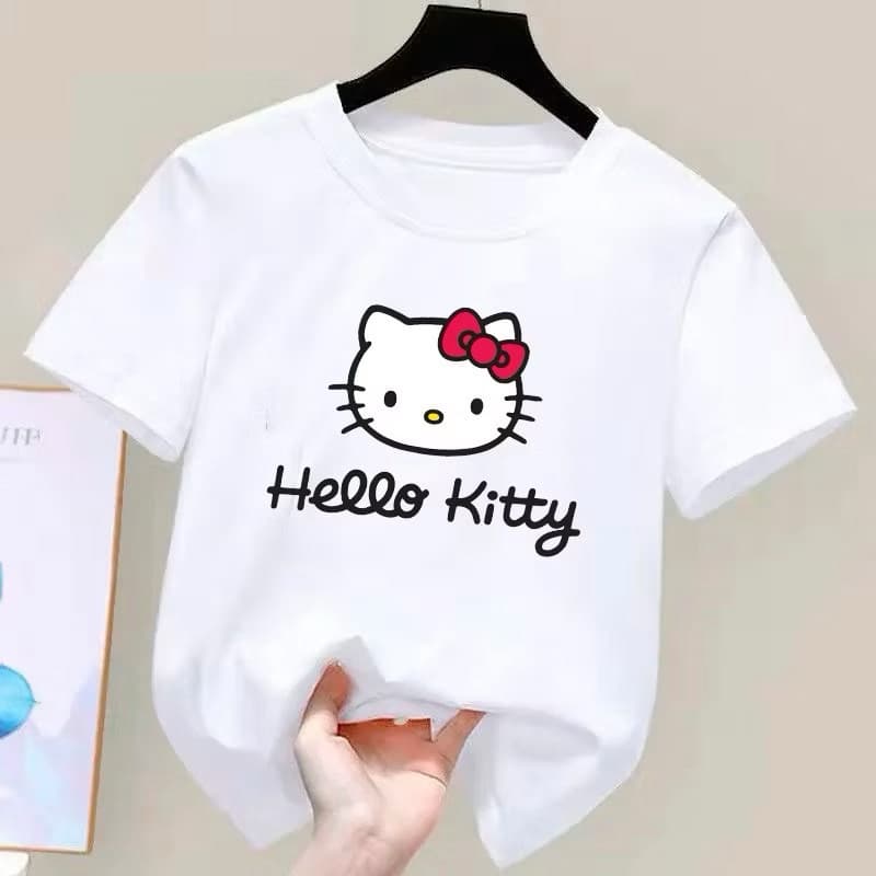 Camiseta Infantil GATINHA HELLO KITTY 100% Algodão Linha Premium