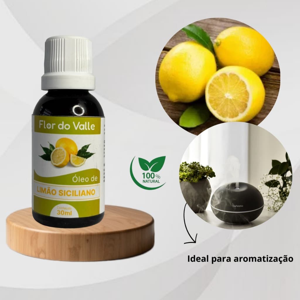 Óleo de Limão Siciliano 30ml – Flor do Valle