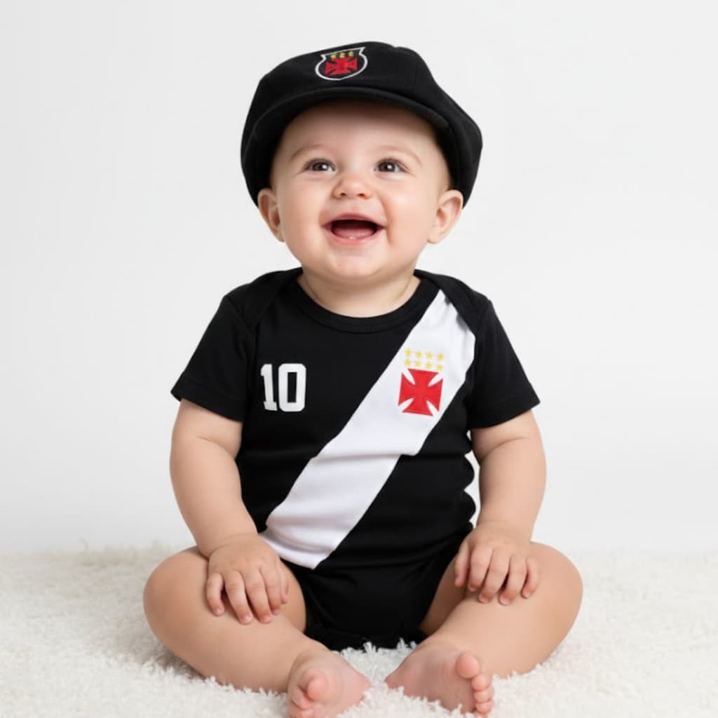 Body Bebê Infantil Gama Mêsversário Temático Gigante da Colina Super Confortável