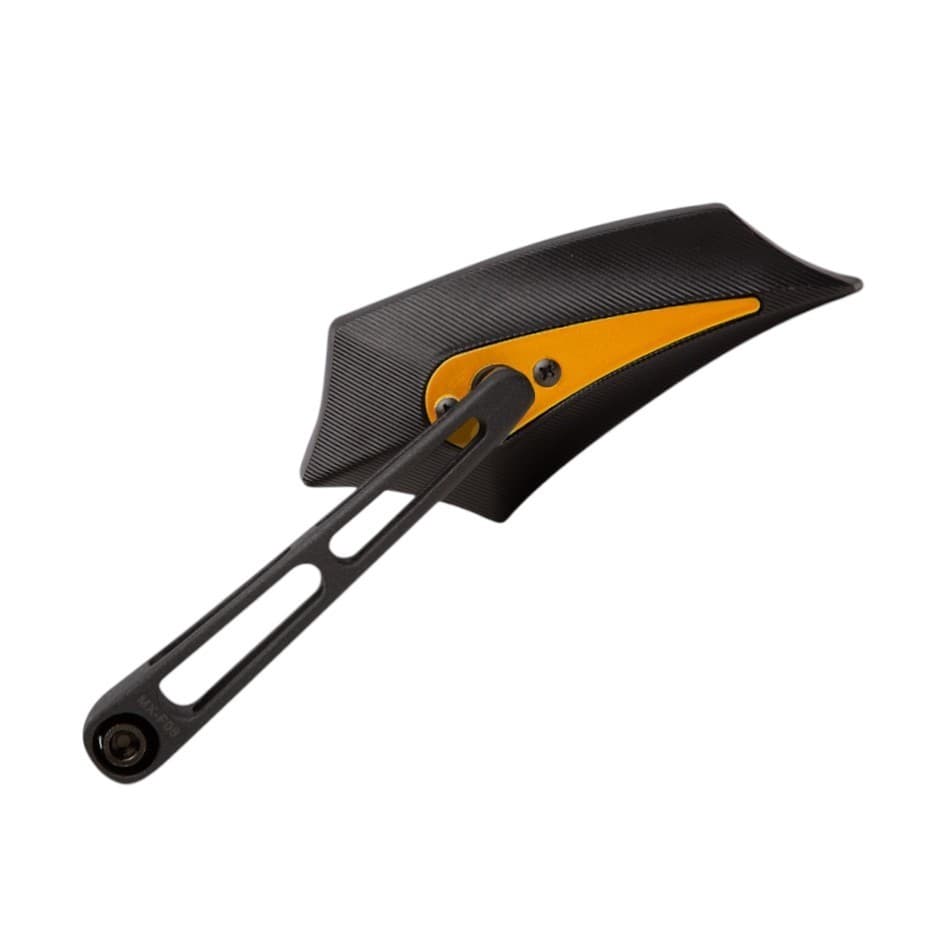 Retrovisor Adaga Solidez Moto Parts Dourado Escuro Para Moto