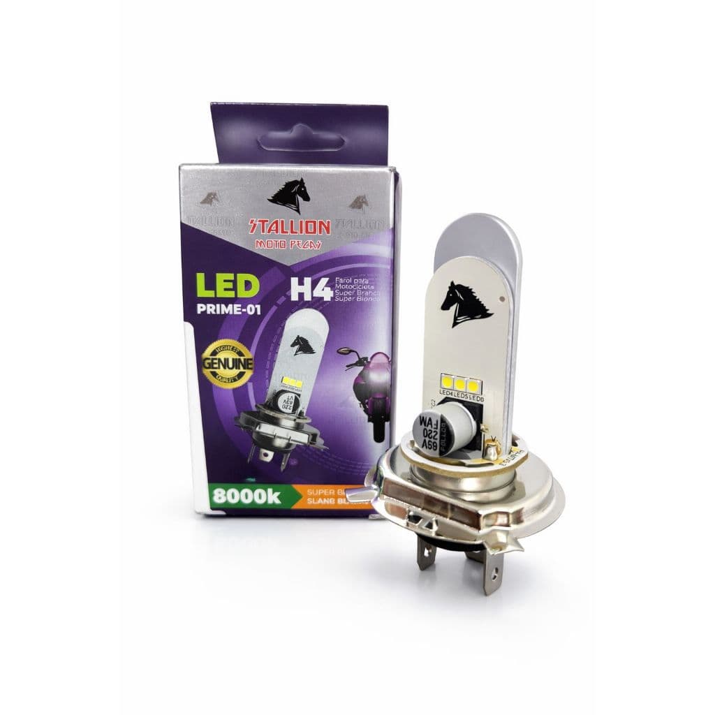 2 LAMPADA MOTO H4 SUPER LED XENON 8000K titan 125/150/160/cb 300/xre 300/xre 190/fazer/Lander