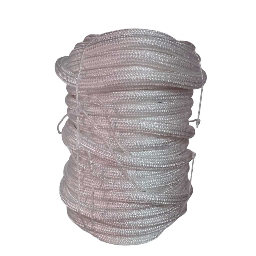 Meada Corda trançada polipropileno retranca, rédea - 14mm - 30 metros branca