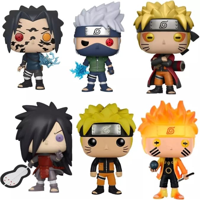 Bonecos Action Figures Colecionáveis Naruto Shippuden - Sem ou Com Caixa Personalizada