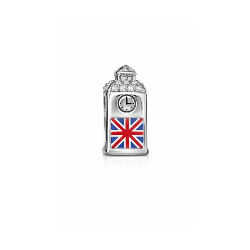Berloque Big Ben Londres Separador Aço Inox Pode Molhar Pingente Charm
