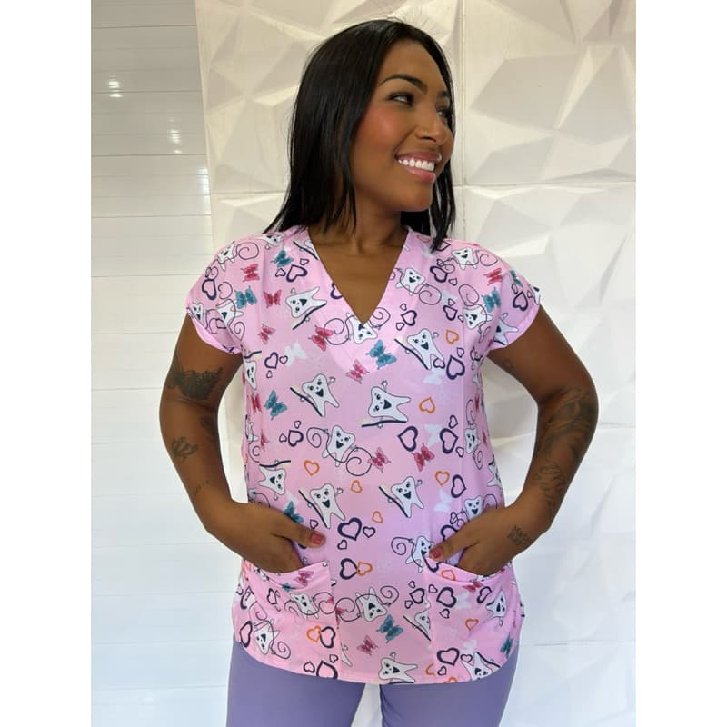 Scrub Conjunto Pijama Cirúrgico/Hospitalar (ODONTO 1 REF 29 )Conforto, Qualidade e Durabilidade