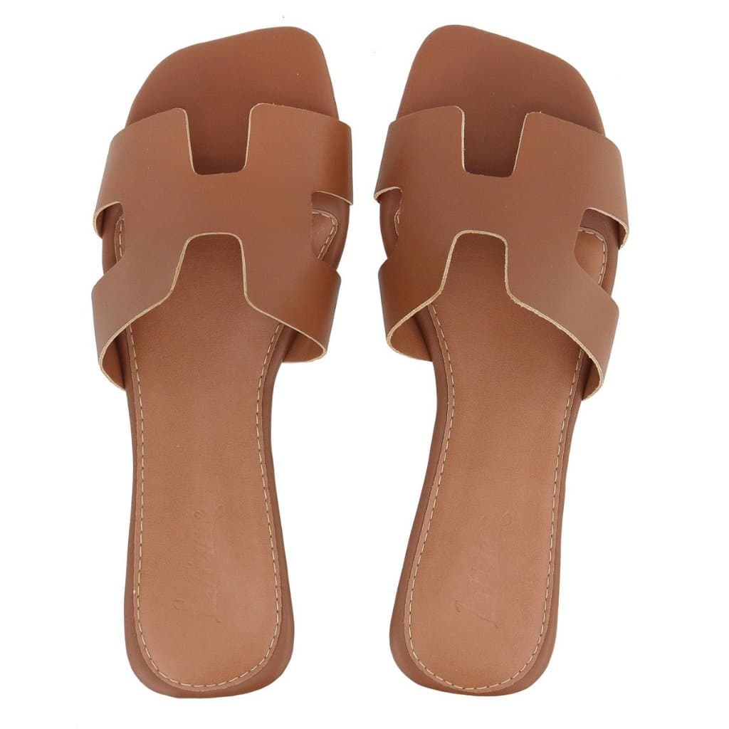Sandália Rasteira Feminina Estilo H Confortável Dia a Dia – Tamanho 34 ao 45 | Envio Rápido