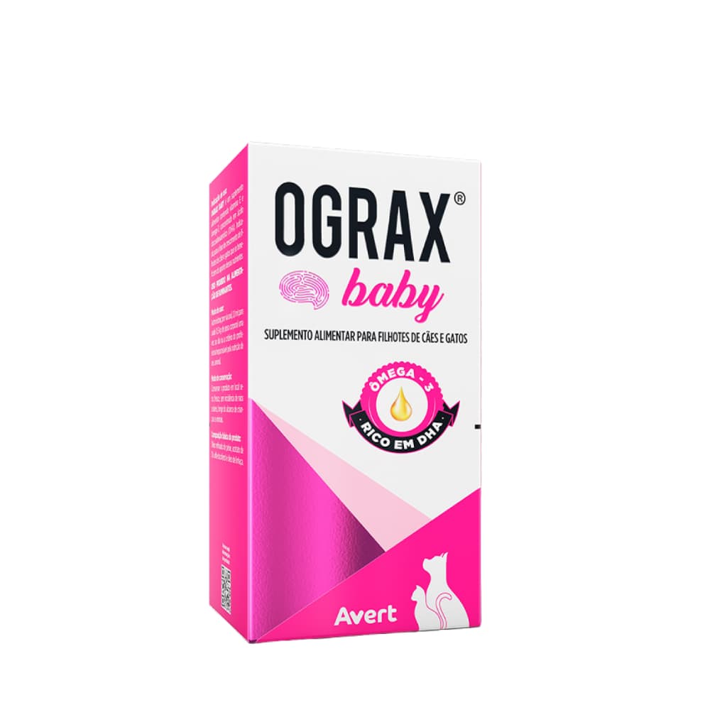 Ograx Baby Avert para Cães e Gatos filhotes 30 ml