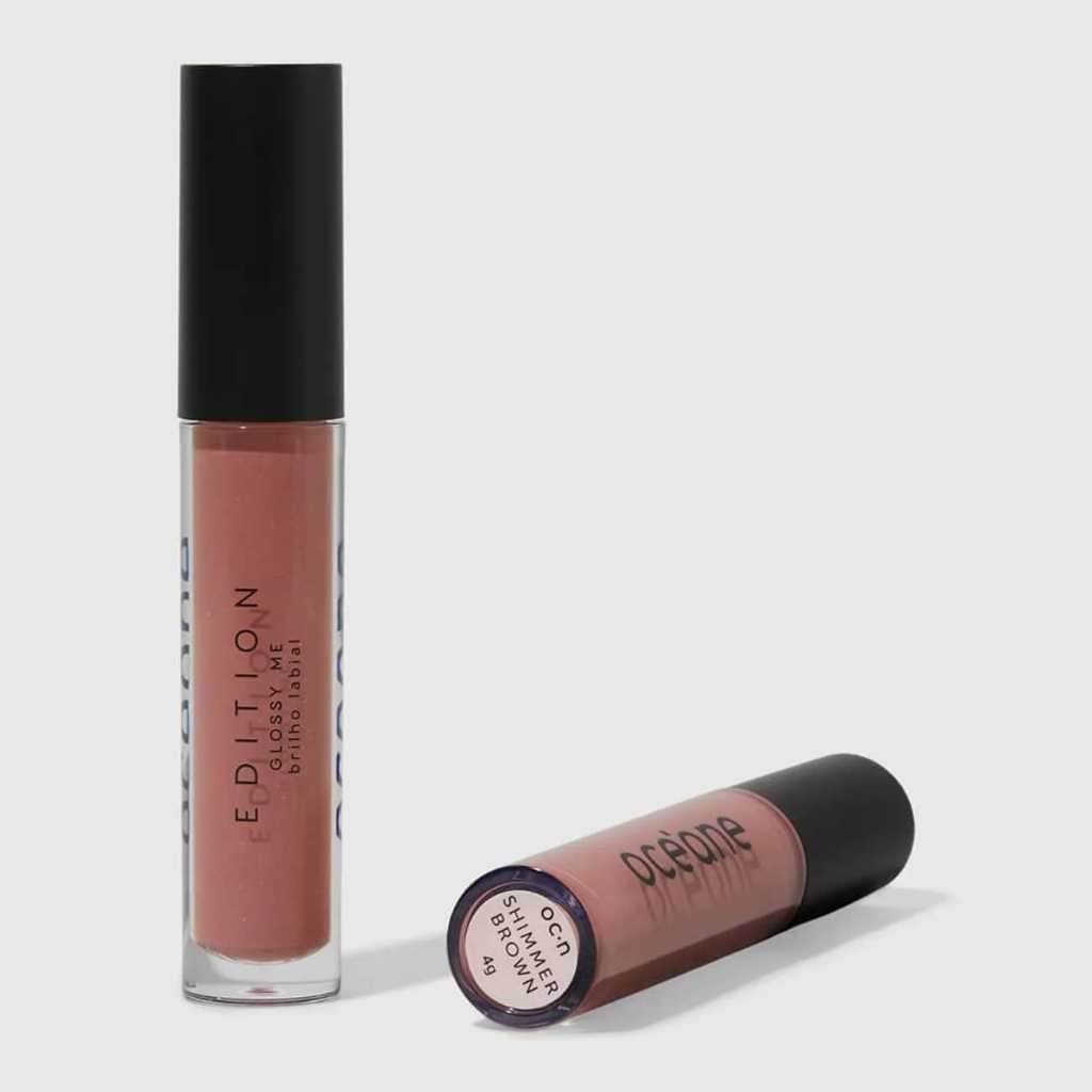 Brilho Labial Gloss Nude - Glossy Me, Shimmer Brown Océane Edition 4g