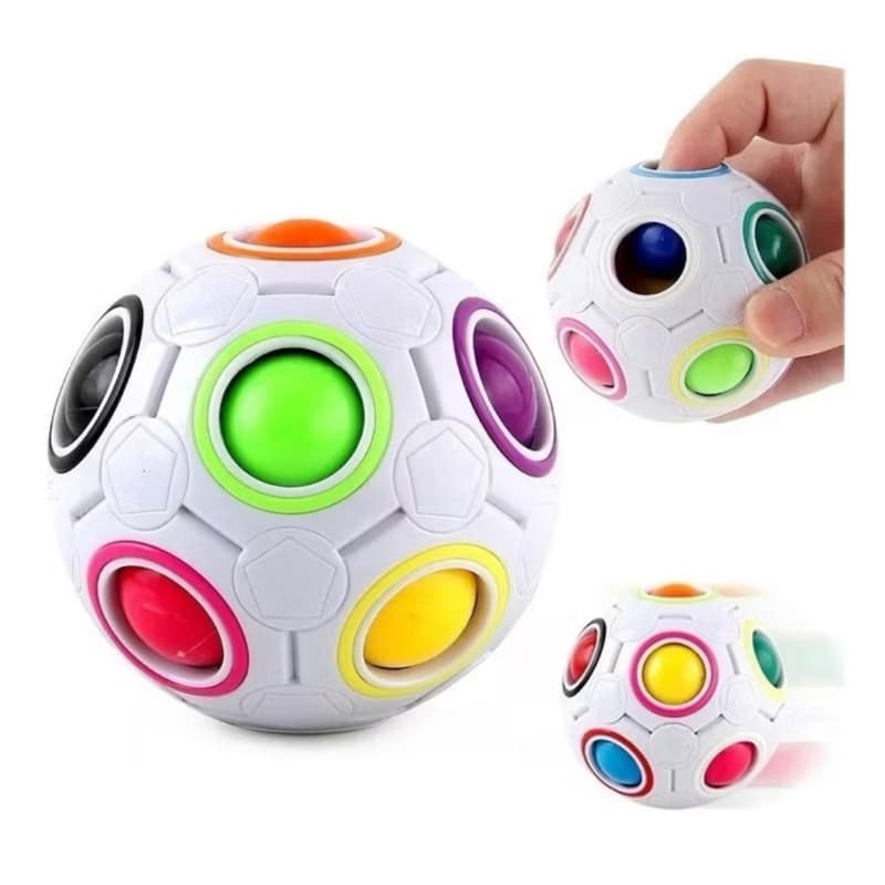 Cubo Magico Bola Brinquedo Antistres Fidget Toy Puzzle