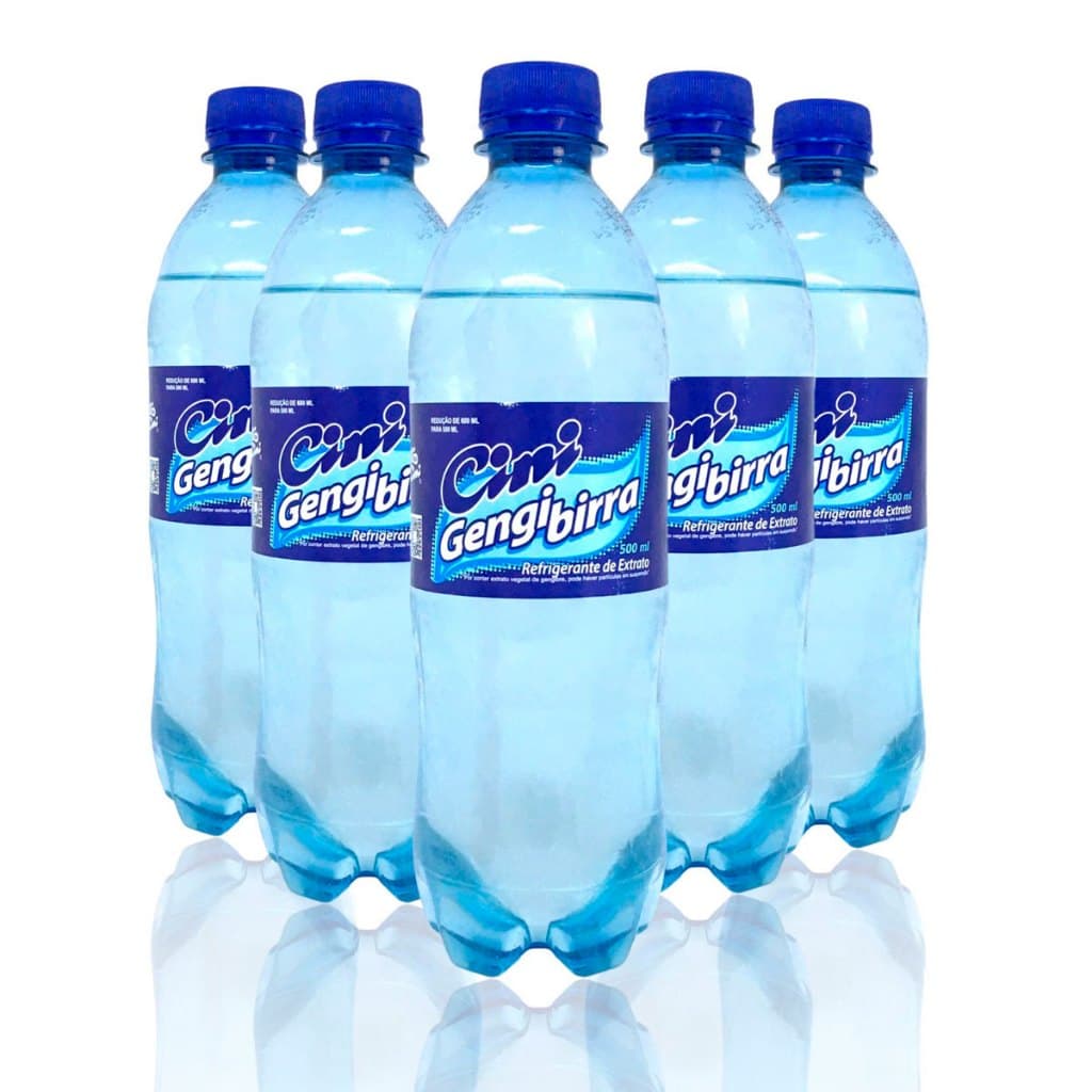 6x Refrigerante Gengibirra Cini 500 ML de Gengibre
