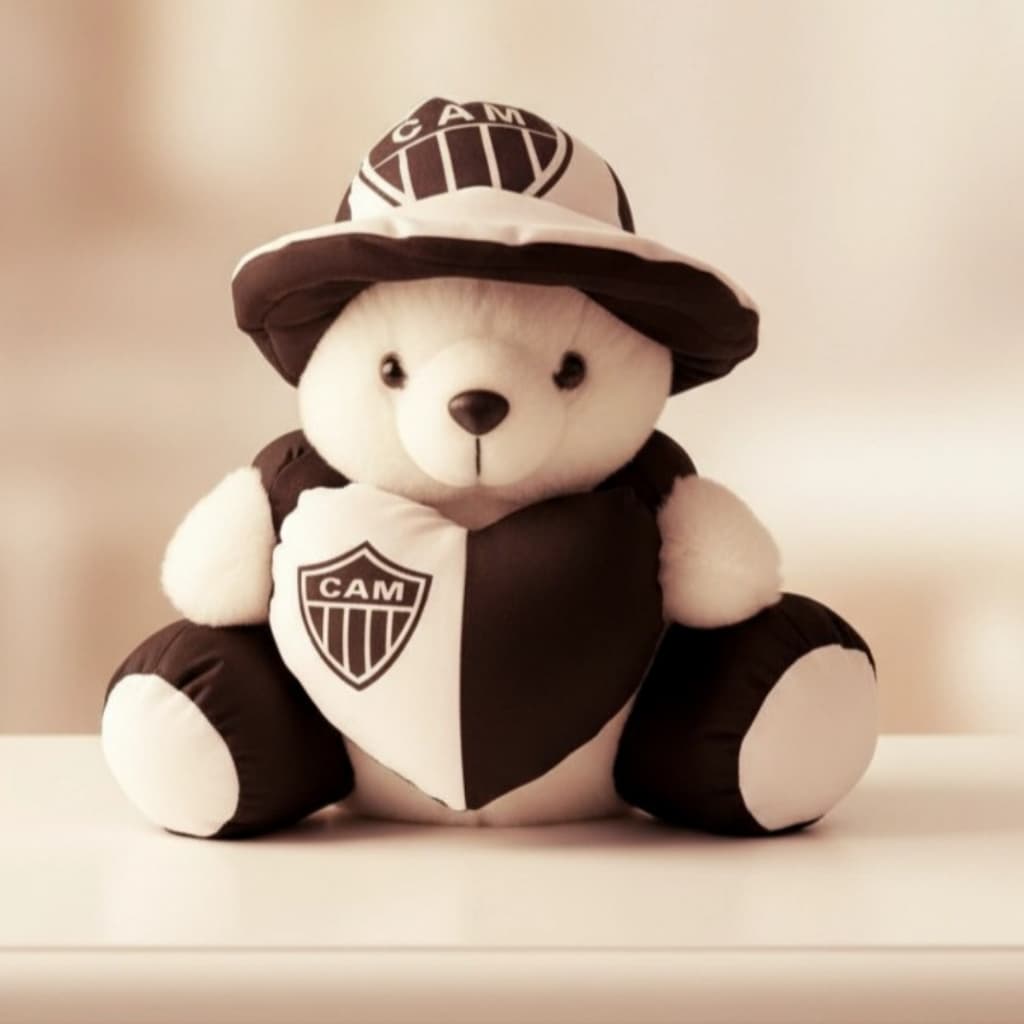 Urso de pelúcia do Atlético Mineiro - 35cm