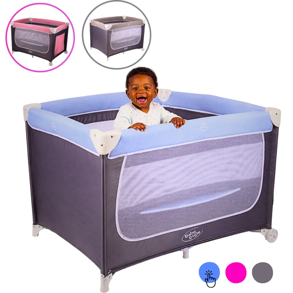 Berço Portátil Infantil Cercado Desmontável Com Mosquiteiro Sleep Original