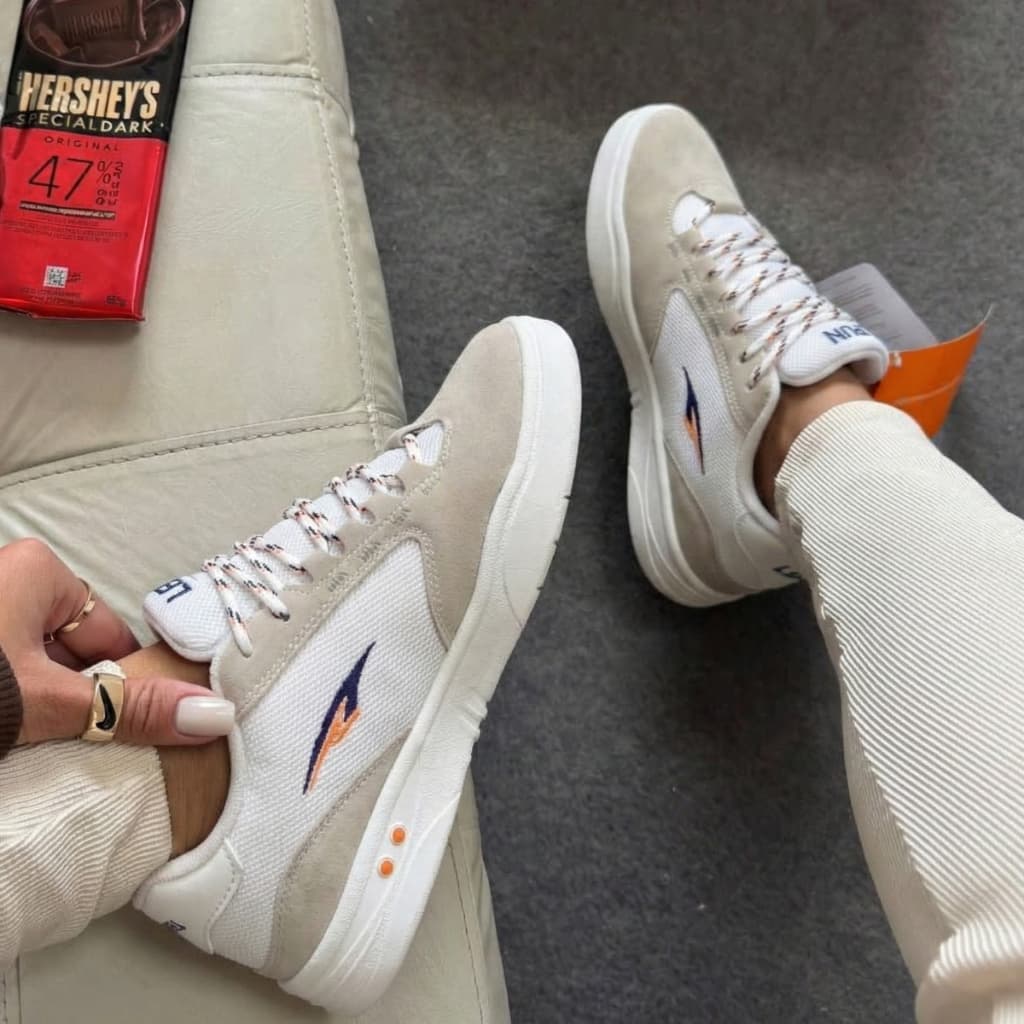 Tênis Streetwear Unissex Camurça Premium Promoção Imperdível