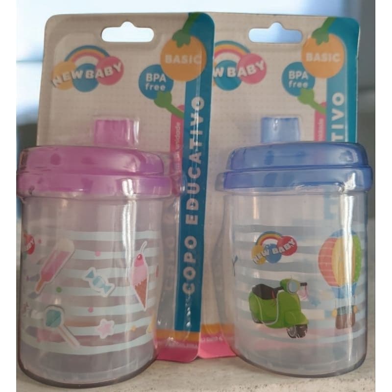 Copo De Transição Infantil Educativo New Baby Junior 150ml