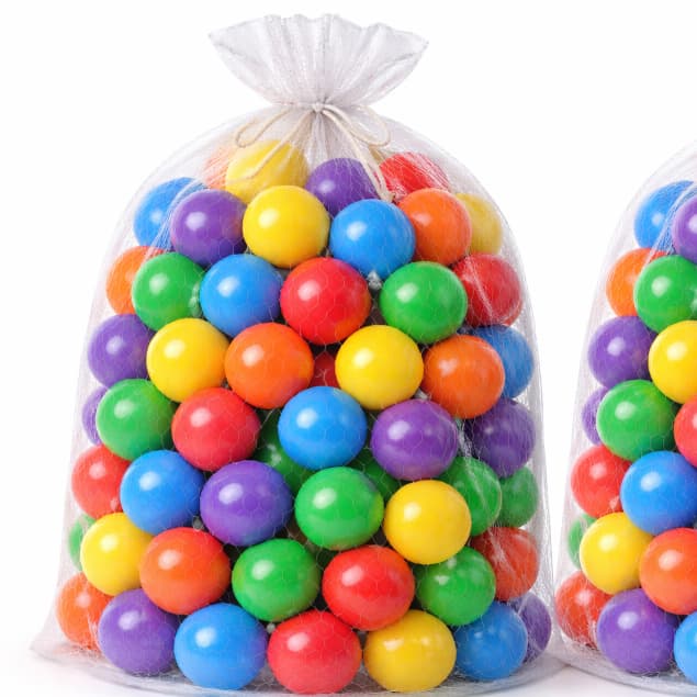 Bolinhas Coloridas para piscina 100 50 ou 20 Unid Piscina Infantil | Não Amassam | Premium