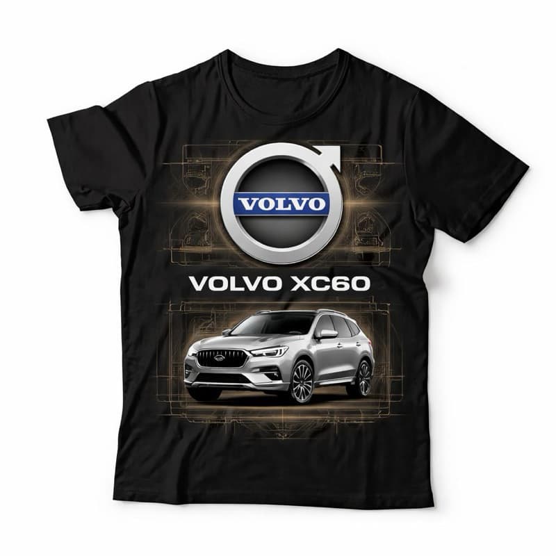 Camiseta unissex 100% algodão com estampa escuderia volvo