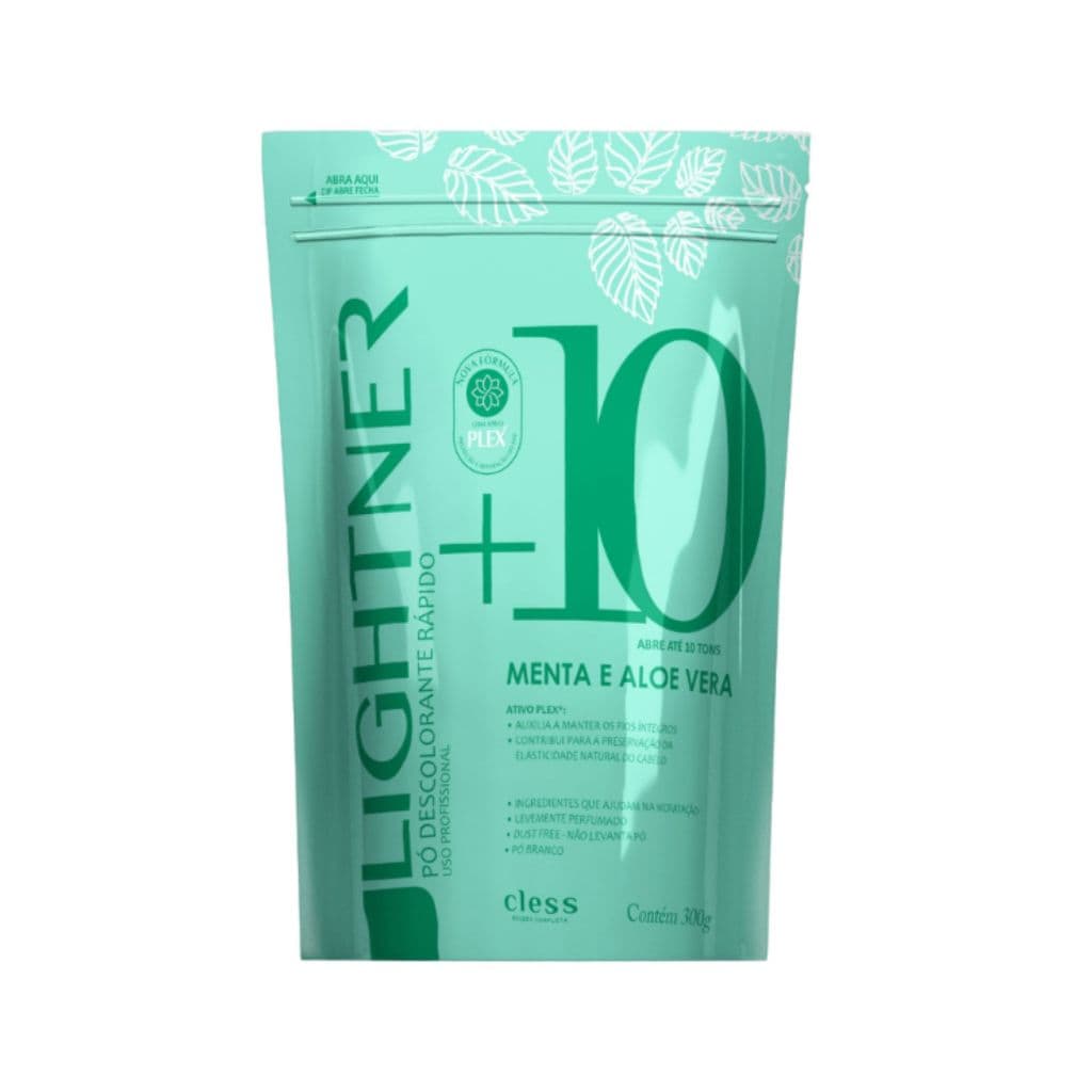 Pó Descolorante Lightner  Menta e Aloe e Vera  300g Cless