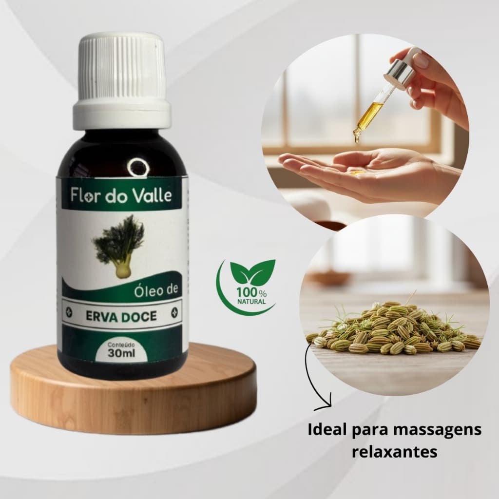 Óleo de Erva Doce - Flor do Valle 30ml