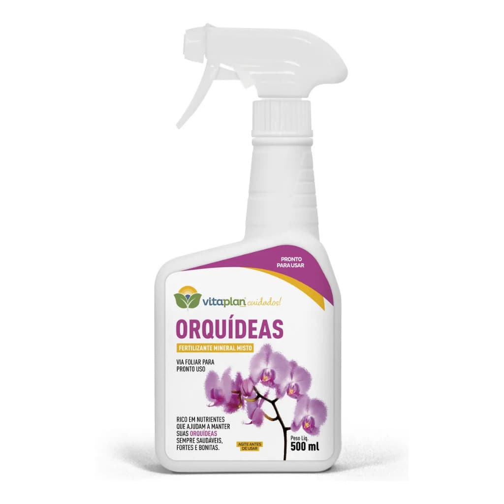 Adubo para Orquídeas 500ml Pronto para Uso com Borrifador Nutriplan