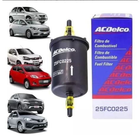 Filtro Combustível GM Corsa Celta Onix Etios Toro Fit Acdelco