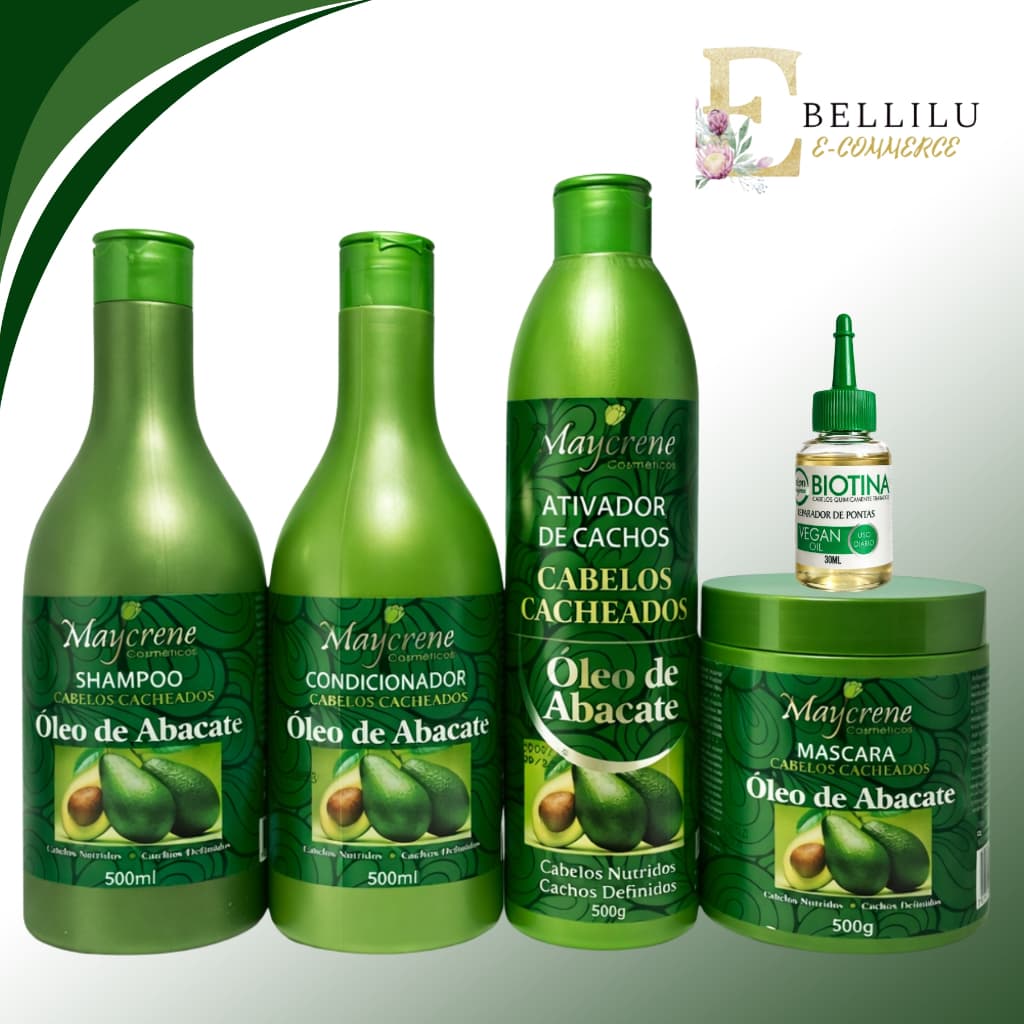 monte seu kit oleo de abacate maycrene 500ml
