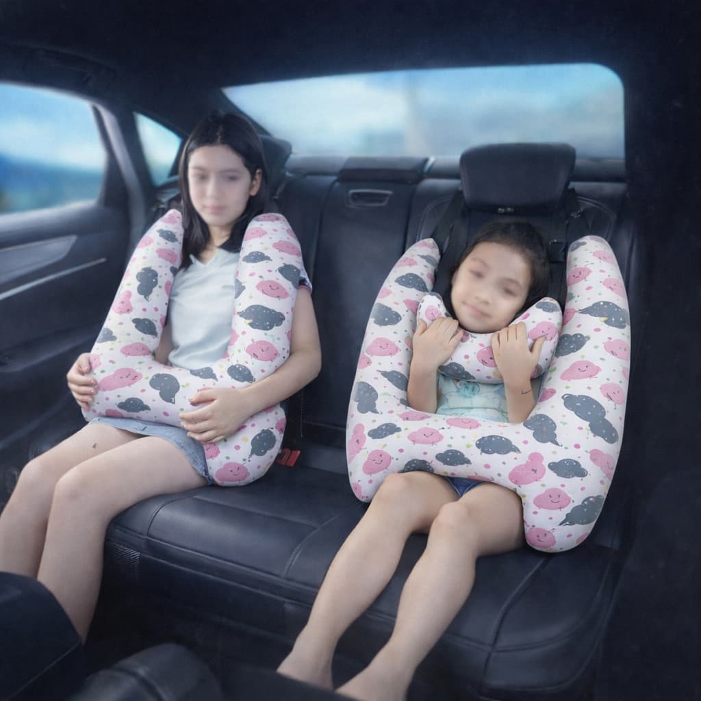 Almofada Apoio de Pescoço Para Criança e Adulto Ideal Para Carro e Passeios