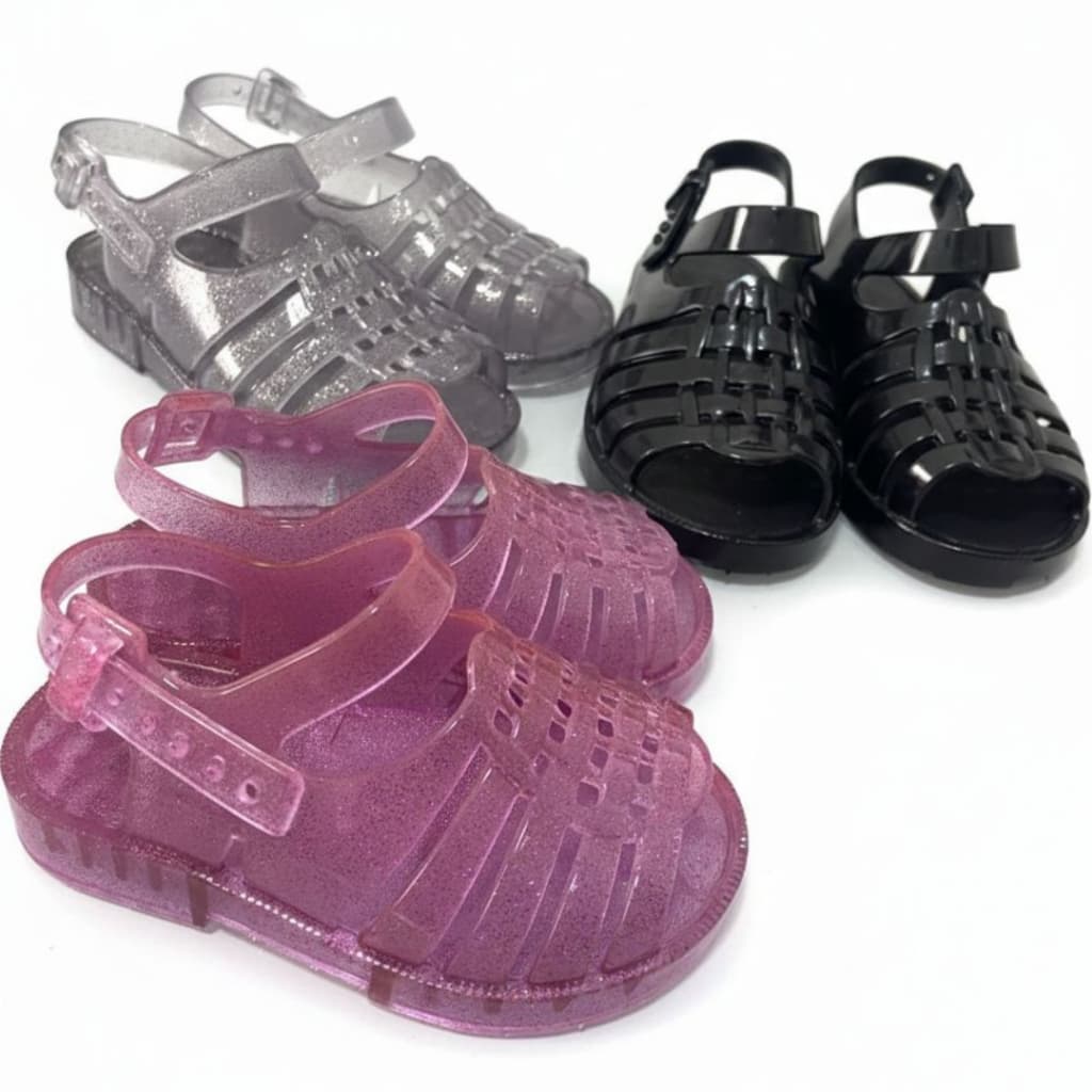 Sandália Infantil Estilo Melissa Aranha Feminina – Leve, Confortável e Charmosa