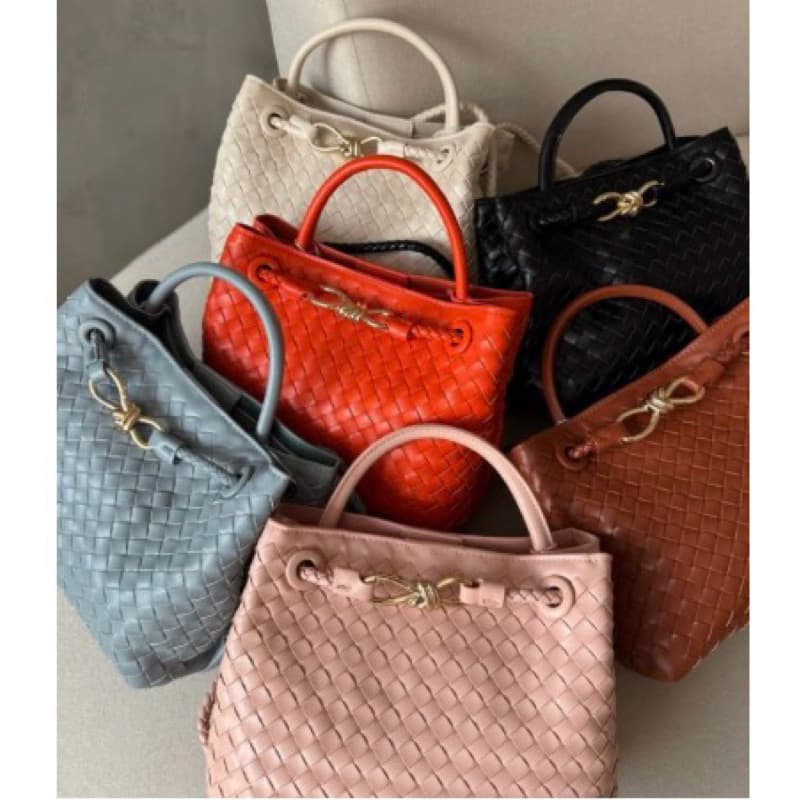 Bolsa Feminina Trançada Luxo Alça de Mão e Transversal - Tendência Moda