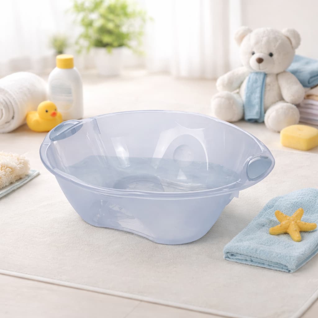 Bacia Bebê Lavanda 17,5L Cegonha BPA Free – Multiuso
