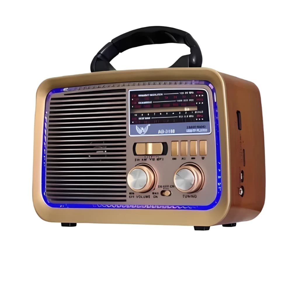 Promoção! Rádio Bluetooth K-3188 Sem Fio com Lanterna, USB e Cartão TF