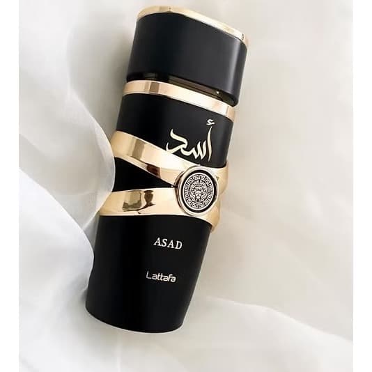 Perfume Amadeirado Asad Lattafa 100ml  Masculino Sofisticação