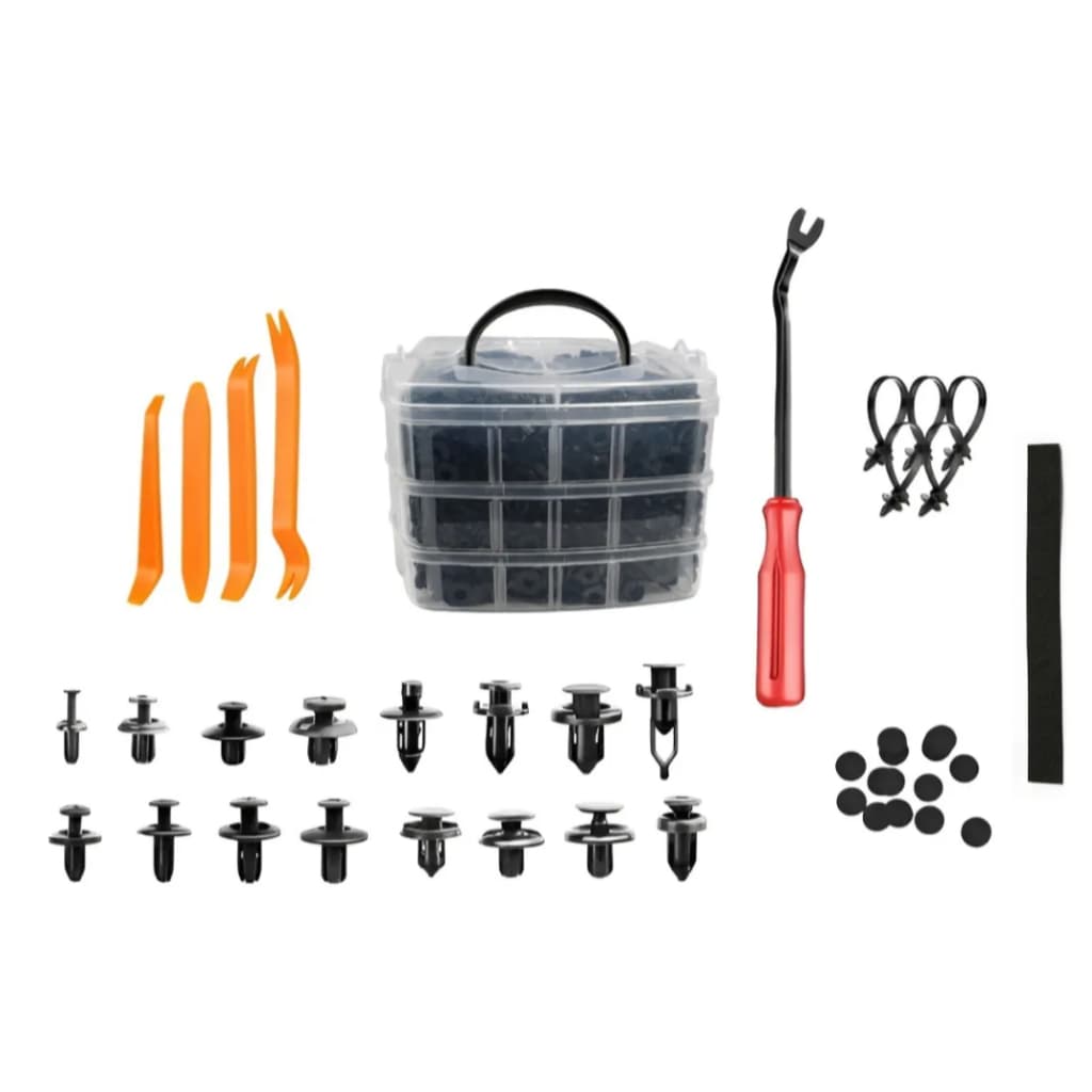 Kit Completo Presilhas Plásticas Automotivas Kit Com 800pcs Baumann