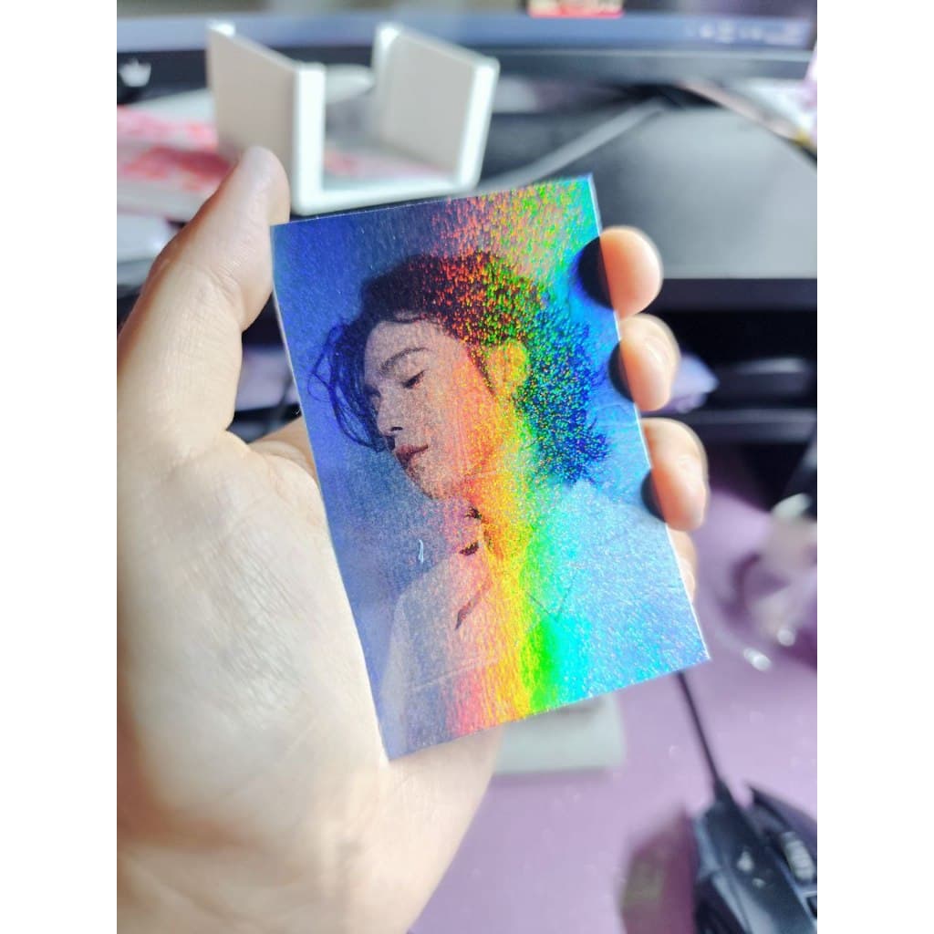 [Maiores Quantidades] Photocard Fanmade — Holográfico e Laminação Holográfica Kpop BTS Blackpink Stray Kids Enhypen