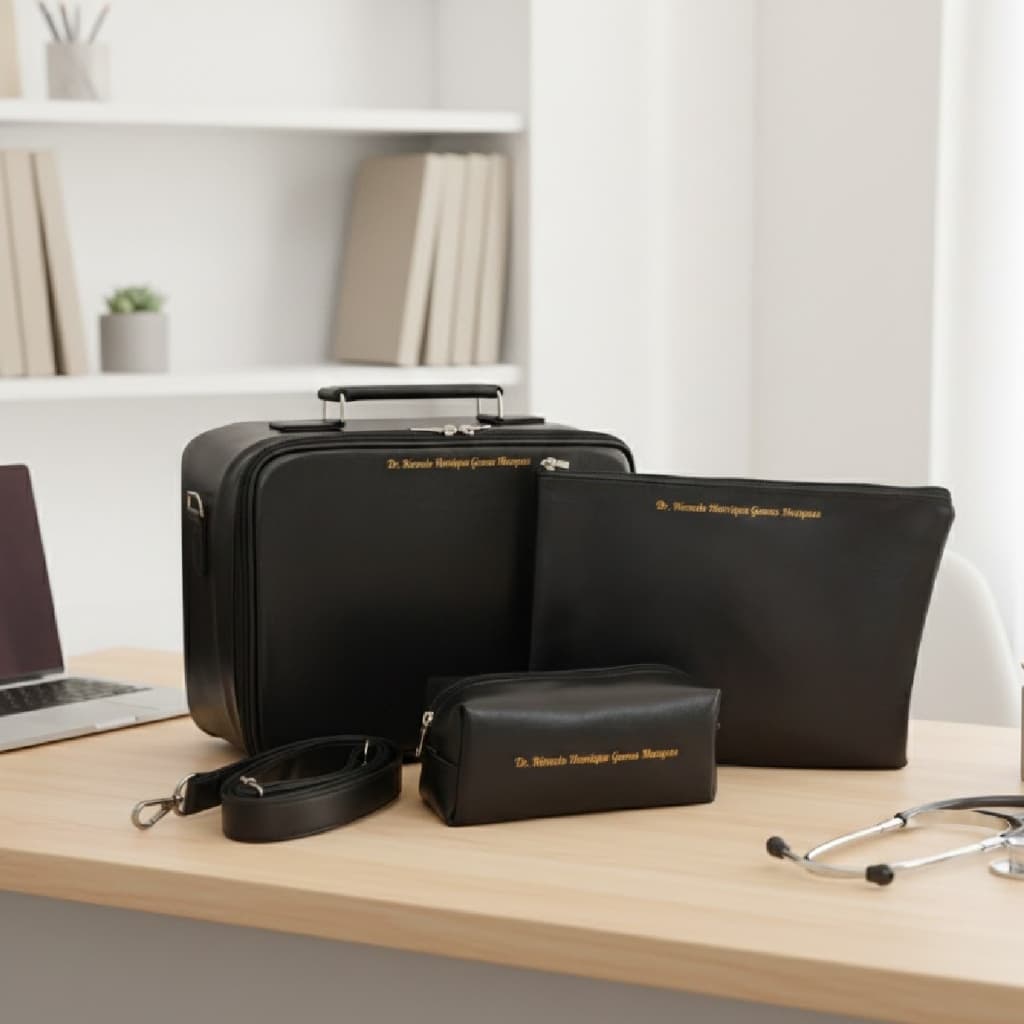 Bolsa enfermagem medica maleta personalizada estojo porta jaleco pasta medicina odontologia estagio