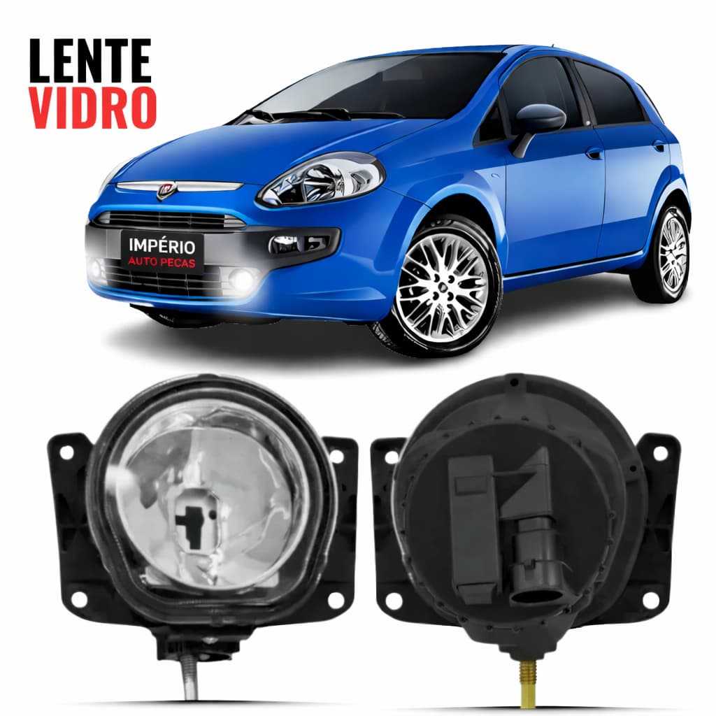 Par Farol Milha Fiat Punto 2011 2012 2013 2014 2015 2016 2017