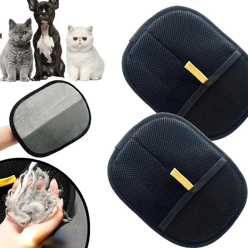 Luvas De Remoção De Pêlos De Animais De Estimação FurFree , Escova Estática De Duas Vias