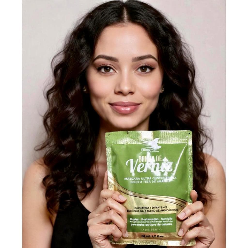 Banho de Verniz Máscara Capilar Alise Hair 50ml