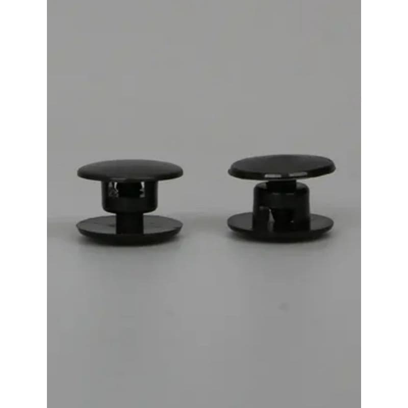 Botão Laterais para Máscaras, Crock Babuches 14MM (Preto ou Branco escolher em variações)