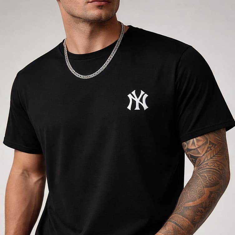 Camisa Masculina Algodão NEW YORK 100% Algodão 30.1 Penteado Varias Cores ENVIO RÁPIDO