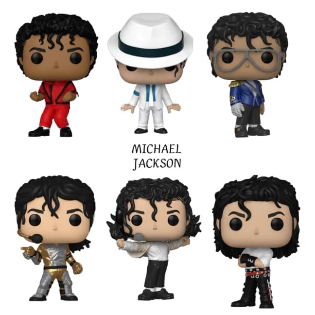 Bonecos Colecionáveis Michael Jackson  - Com Caixa Personalizada