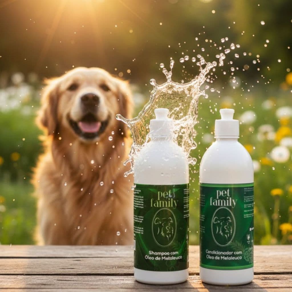 Kit Shampoo e Condicionador Pet Family de Melaleuca 500ml