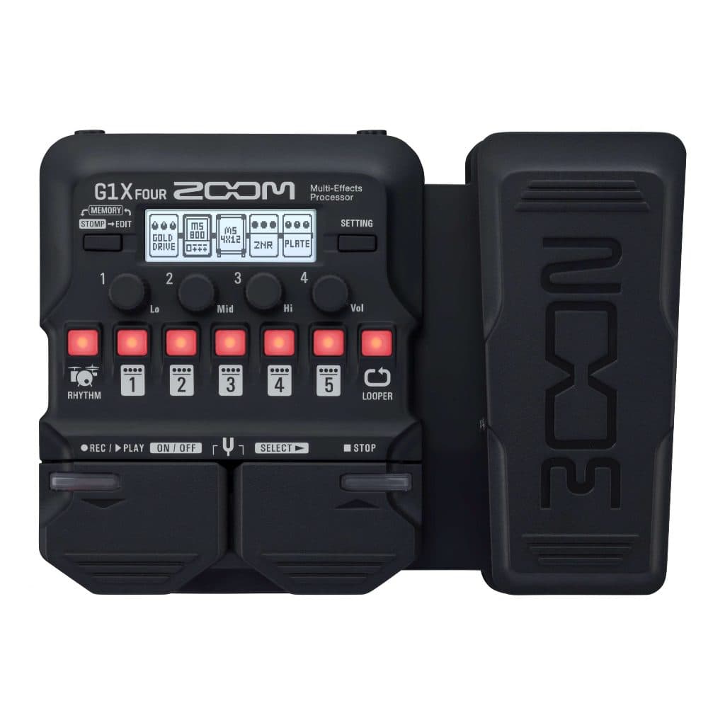 Pedaleira Para Guitarra Zoom G1X Four