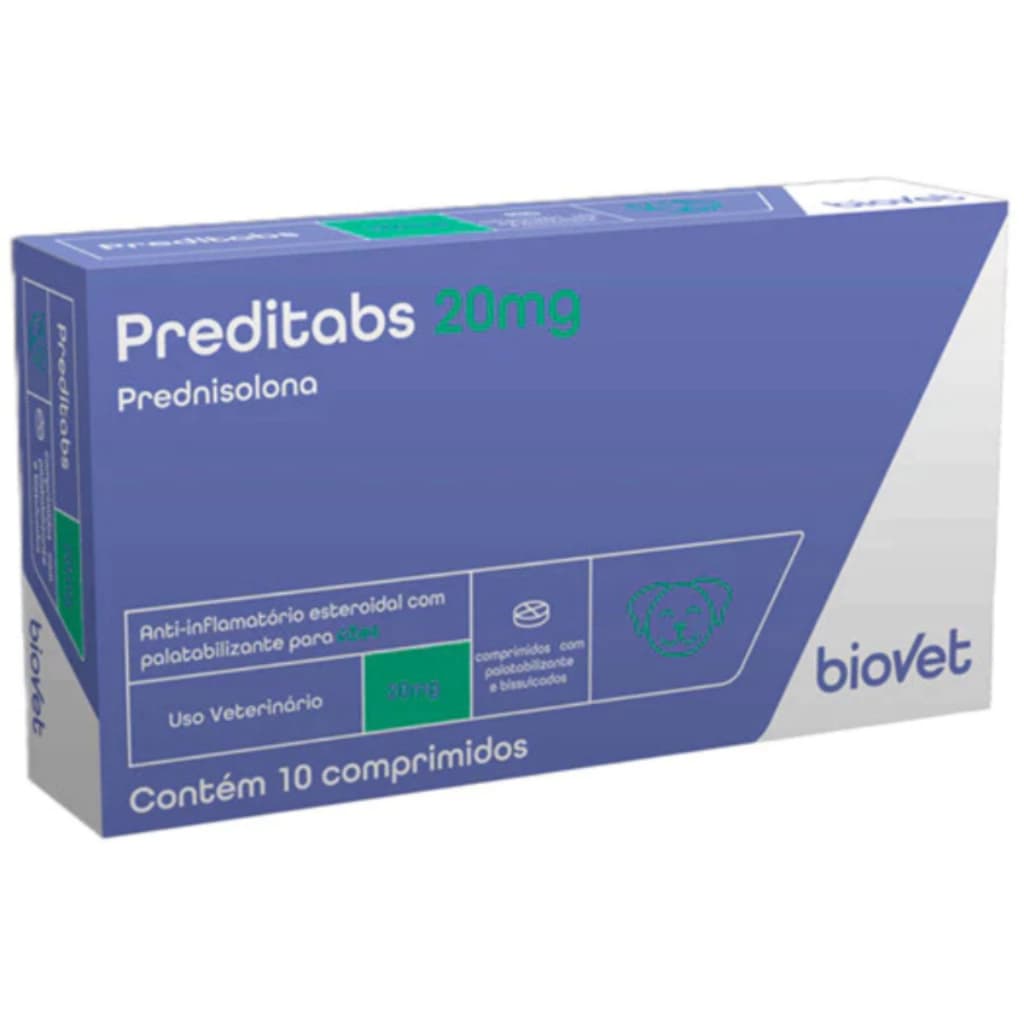 PREDITABS 20 MG (PREDNISOLONA) BIOVET