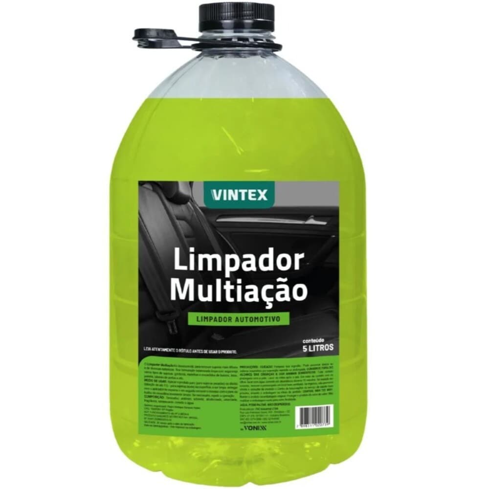 LIMPADOR MULTIACAO 5L REMOÇÃO PROFUNDA DE SUJEIRAS, GORDURAS, MANCHAS E ENCARDIDOS 2008025 - VONIXX