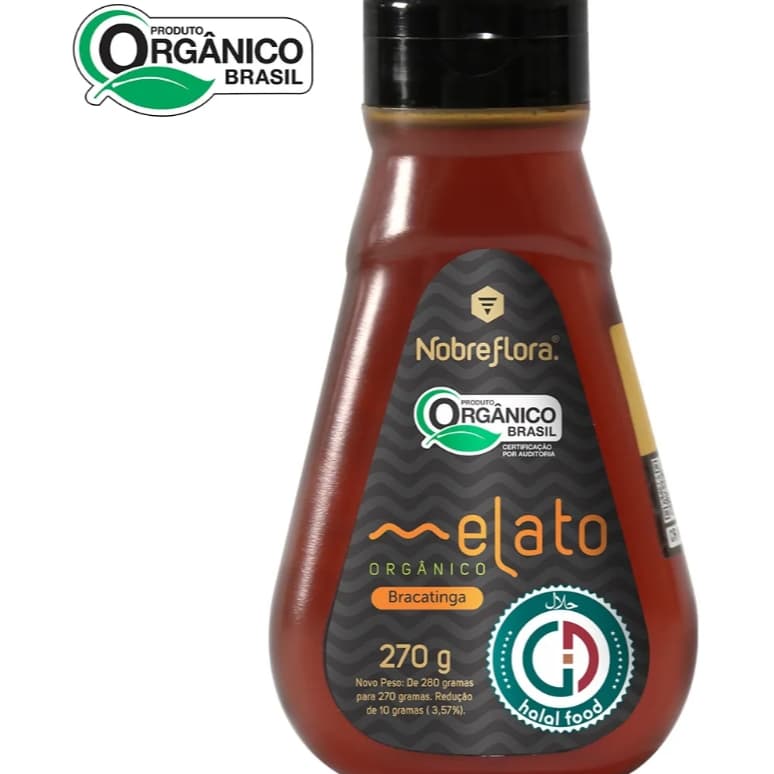 Melato De Bracatinga Orgânico Nobreflora Bisnaga 270g
